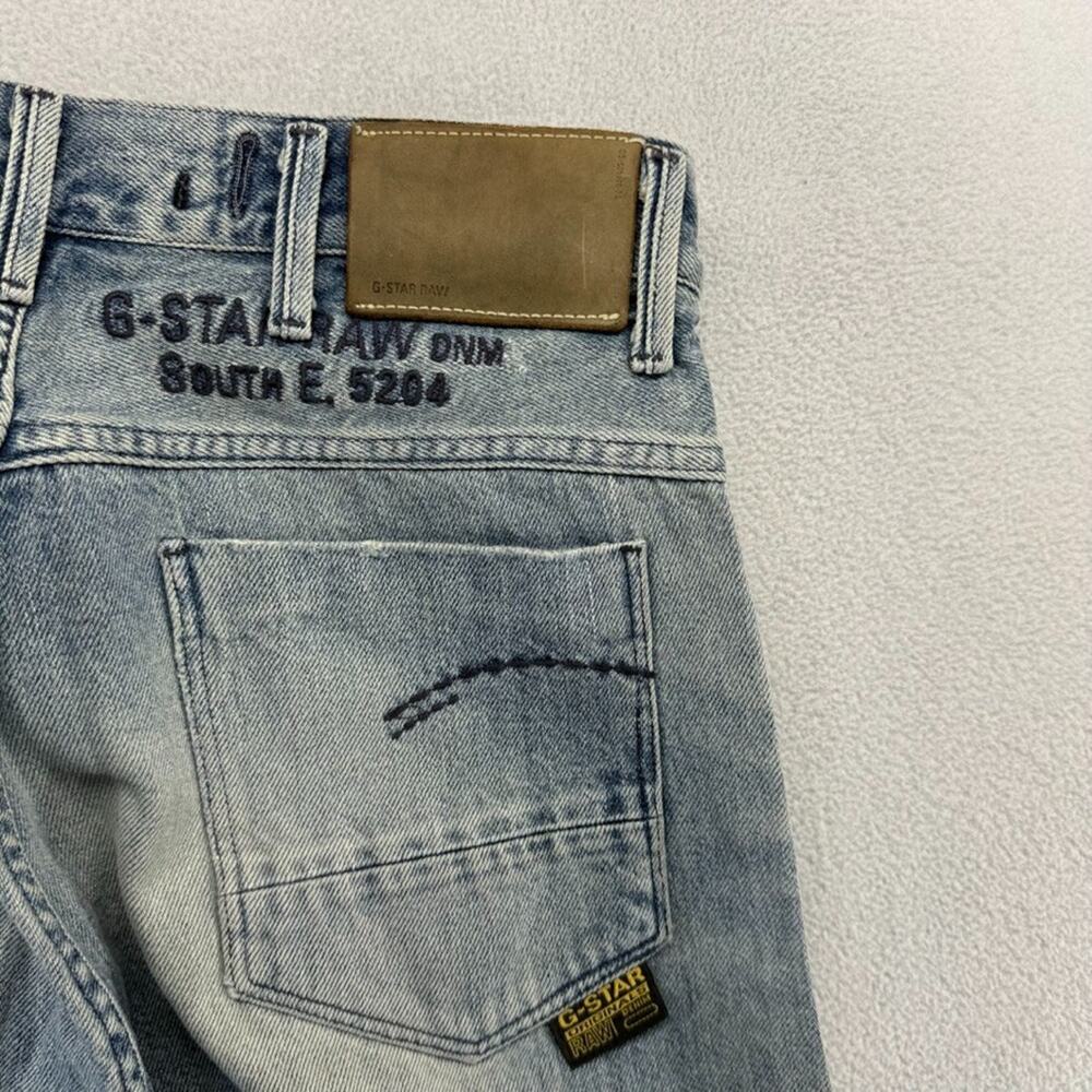 G Star Jeans Men's FITS 30x33 Blue Slim Straight Faded Light Vintage Y2k 2000s - Picture 11 of 12